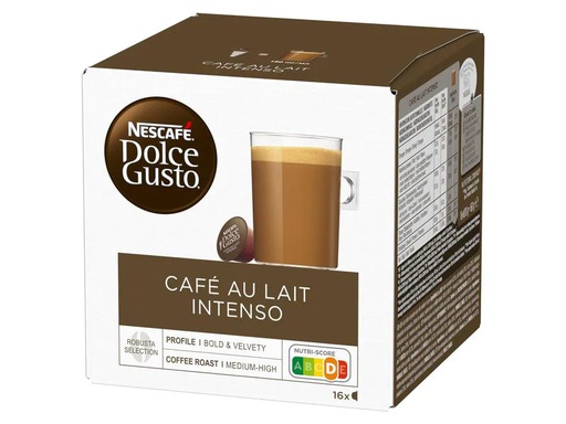[90232359 1372064] Nescafé Kaffeekapseln Dolce Gusto Café lait Intenso 16 Stück