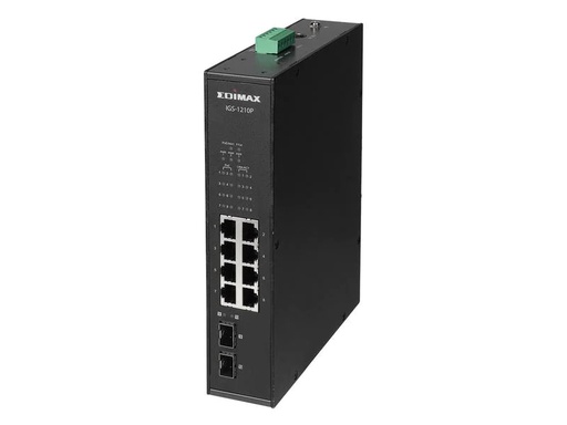 [90232519 1374327] Edimax Pro Rail PoE+ Switch IGS-1210P 10 Port