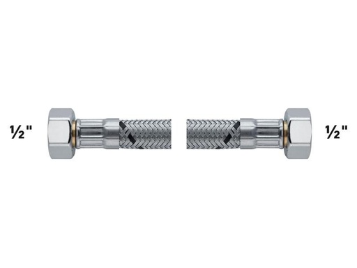 [90232774 1323024] Flexo Anschlussschlauch DN8 IG x IG 1/2 x 1/2 15 cm