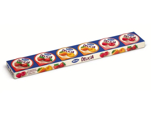 [90232806 1357544] Hero Delicia Konfitüre assortiert 6 x 25 g