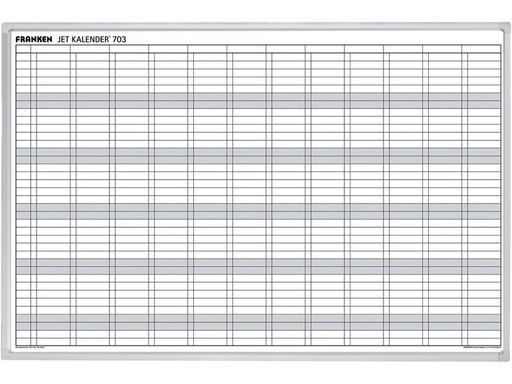 [90232902 1343318] Franken Kalender Jahreskalender Deutsch 60 cm x 90 cm, Weiss