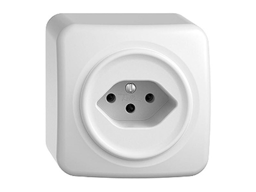 [90232964 1346628] Feller STANDARDdue AP-Steckdose STANDARDdue T13 Weiss, IP20