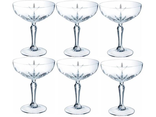 [90232974 1314209] Bormioli Rocco Sektglas Broadway 250 ml, 6 Stück, Transparent