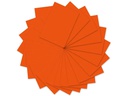 URSUS Tonzeichenpapier A4, 130 g/m², 100 Blatt, Orange