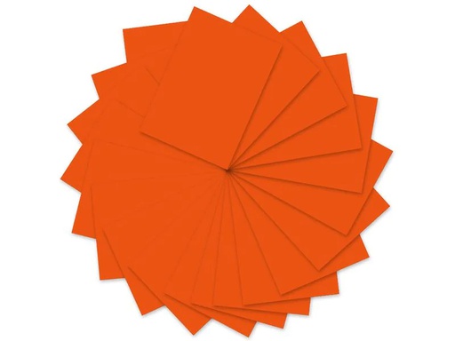 [90039245 1107503] URSUS Tonzeichenpapier A4, 130 g/m², 100 Blatt, Orange