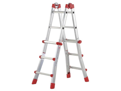 [90233042 1334938] Hailo Teleskopleiter 4 x 3 Sprossen