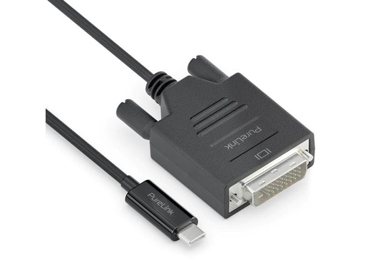 [90233074 1372445] PureLink Kabel IS2211-010 USB Type-C - DVI-D, 1 m, Schwarz
