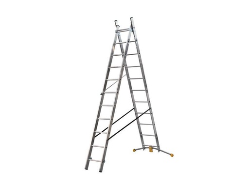 [90233092 1334944] Hailo Kombileiter HobbyLOT 2 x 11 Sprossen