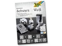Folia Motivblock Schwarz Weiss Mehrfarbig