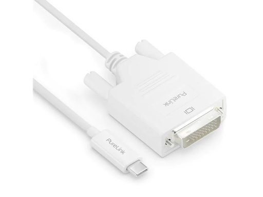 [90233191 1372443] PureLink Kabel IS2210-015 USB Type-C - DVI-D, 1.5 m, Weiss