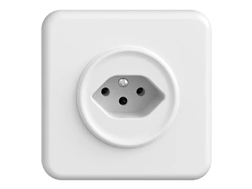 [90233192 1346785] Feller STANDARDdue UP-Steckdose STANDARDdue T13 Weiss, IP20