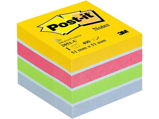 [90039372 1059056] Post-it Notizzettel Mini Würfel 5.1 cm x 5.1 cm