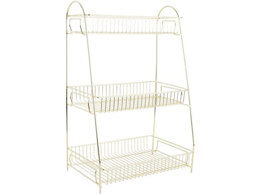 [90233529 1327806] present time Küchenregal Tidy 45.5 x 30 cm, Gold