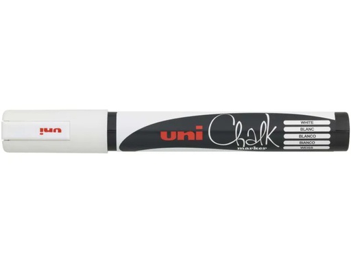 [90039441 779983] Uni Kreidemarker Uni CHALK 1.8-2.5 mm Weiss