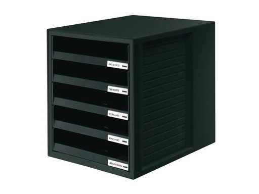 [90039460 1014531] HAN Schubladenbox A4 Schrank-Set, Schwarz