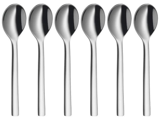 [90000371 300606] WMF Espressolöffel Nuova 6 Stück, Silber