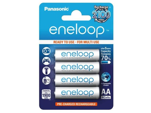 [90039514 324491] Panasonic Akku Eneloop BK-3MCDE/4BE 2000 mAh