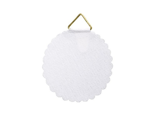 [90233741 1287407] Krafter Bilderklebeösen gummiert, Leinen, 30 mm, 4 Stück
