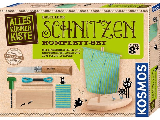 [90233766 1341910] Kosmos Bastelbox Schnitzen Komplett-Set