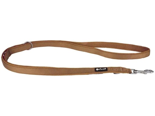 [90233854 1359201] petlando Hundeleine Mesh, 2.3 m, Cognac