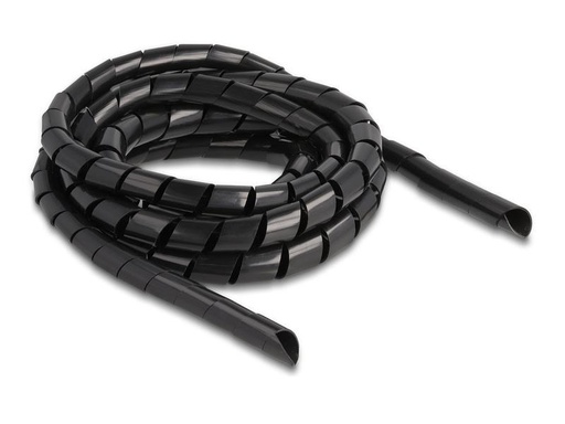 [90233985 1376215] Delock Spiroschlauch flexibel 2 m x 14 mm Schwarz