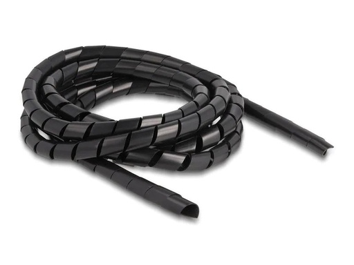 [90234005 1376212] Delock Spiroschlauch flexibel 2 m x 12 mm Schwarz