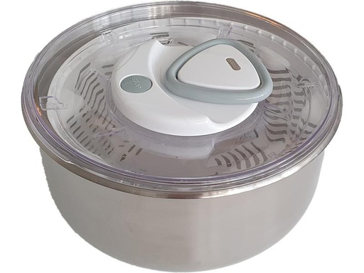 [90234121 1340796] Zyliss Salatschleuder Easy Spin 26 cm, Grau
