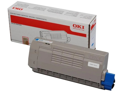 [90039574 124667] OKI Toner 44318607 Cyan