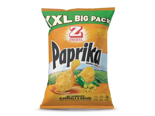 [90039603 723644] Zweifel Chips Original Paprika Big Pack XXL 380 g