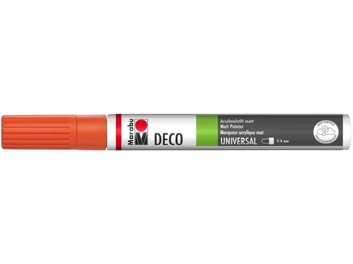 [90039656 1082338] Marabu Acrylmarker Deco Painter 2 - 4 mm, Mandarine