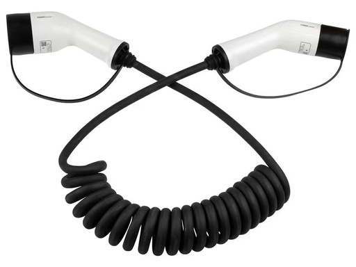 [90234287 1382904] FURBER.power Ladekabel THOR Typ 2 11kW 5 m Spiral
