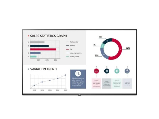 [90039690 1082478] LG Public Display 65UL3G-B 65