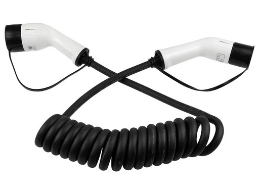 [90234391 1382908] FURBER.power Ladekabel THOR Typ 2 22kW 5 m Spiral