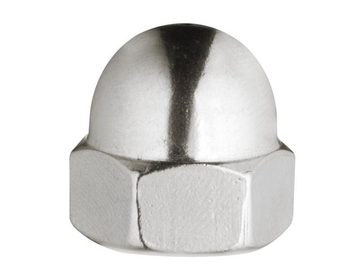 [90234394 1288026] Krafter Hutmuttern Messing M5, 6 Stück