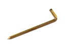 Krafter Stalithaken Stahl, Gelb 2 x 25 mm, 10 Stück