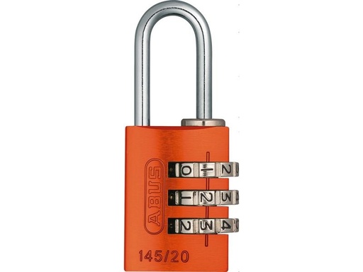 [90039783 1169196] Abus Zahlenschloss 145/20 Lock-Tag Orange Aluminium