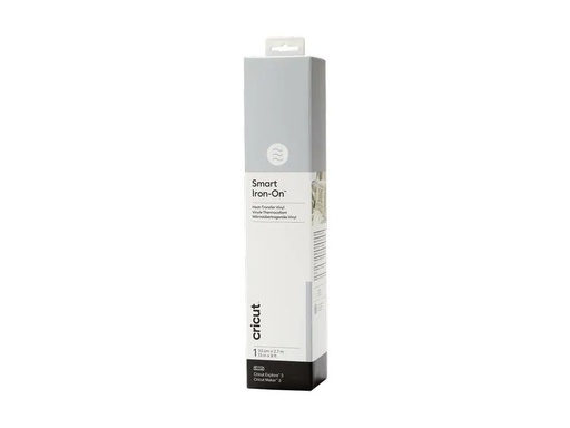 [90234630 1360734] Cricut Aufbügelfolie Smart 33 x 273 cm, 1 Stück, Silber
