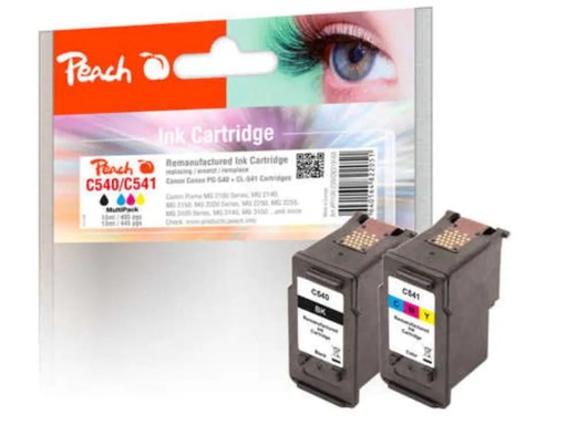 [90039802 598549] Peach Tintenset Canon PG-540/CL-541