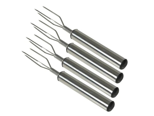 [90039803 219940] Nouvel Kartoffelgabel Inox 4 Stück, Silber