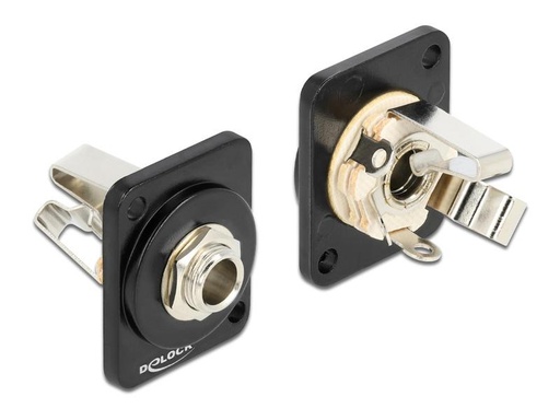 [90234733 1380852] Delock Modul D-Typ 6.35 mm 3 Pin Buchse zu Lötanschluss