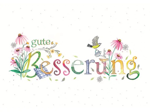 [90039813 1083357] Cart Genesungskarte B6 Gute Besserung