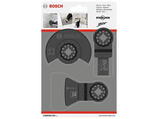 [90234828 1338778] Bosch Professional Fliesen-Basis-Set 3-teilig AIZ 20 AB, ATZ 52 SC, ACZ 85 MT4