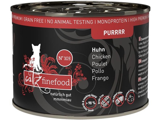 [90234843 1293292] catz finefood Nassfutter Purrrr No.103 Huhn, 200 g