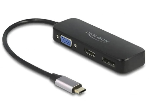 [90234863 1375812] Delock Multiadapter 64156 USB-C – DP/HDMI/VGA