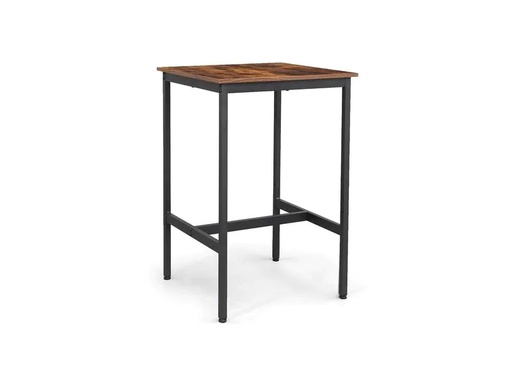 [90234905 1375230] VASAGLE Bartisch 60 x 92 cm, Braun/Schwarz