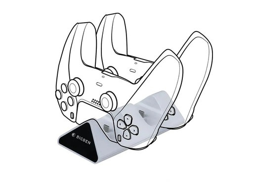 [90235414 1382657] Nacon Ladestation PS5 USB Dual-Charger V2