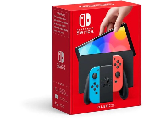 [90235481 1239200] Nintendo Switch OLED-Modell Rot / Blau