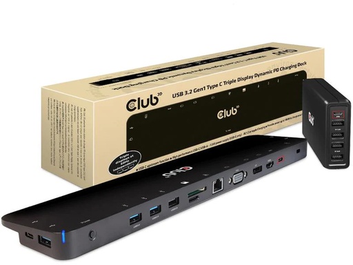 [90235656 1376596] Club 3D Dockingstation CSV-1564W100