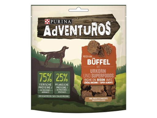 [90235724 1376673] Purina AdVENTuROS Leckerli reich an Büffel, 90 g