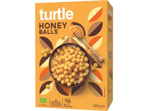 [90235924 1382834] turtle Cerealien Bio Honey Balls 300 g